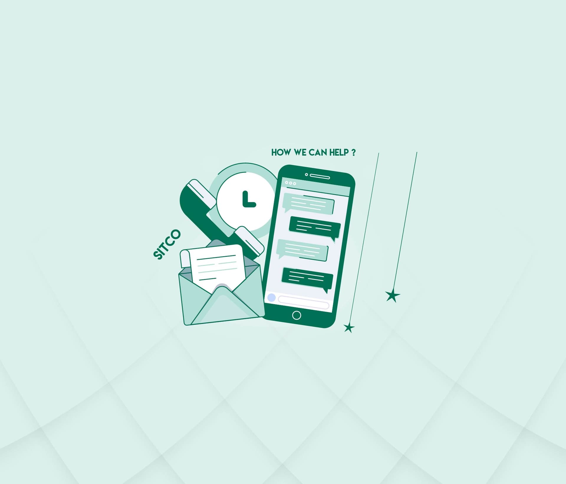 Contact us illustration